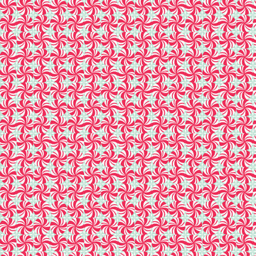 Sugar Rush Mint Swirls in Red by Blend Fabrics