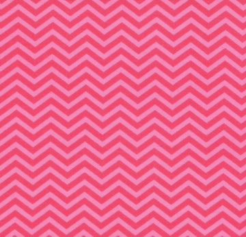 Surrounded by Love Valentines Chevron in Passion Pink by Moda Fabrics