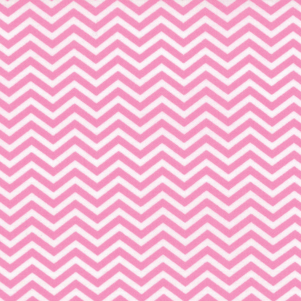 Surrounded by Love Valentines Chevron in Pink by Moda Fabrics