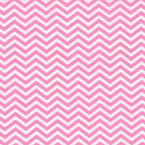 Surrounded by Love Valentines Chevron in Pink by Moda Fabrics