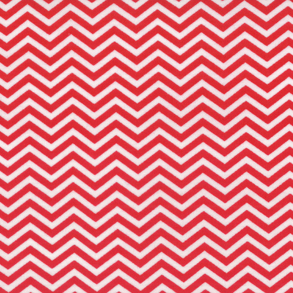 Surrounded by Love Valentines Chevron in Red by Moda Fabrics