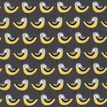 Suzy's Minis Birds on Gray by Suzy Ultman for Robert Kaufman