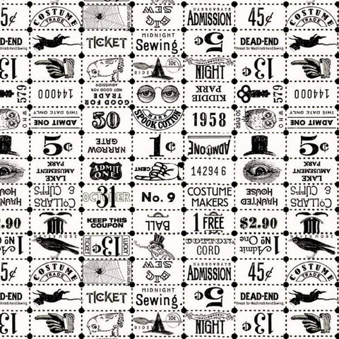 Costume Maker's Ball Ticket Grid Cream