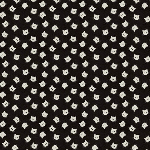 Costume Maker's Ball Scaredy Cat Buttons Black