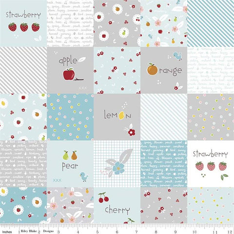 Sweet Orchard Main Designer Cloth in Aqua by Riley Blake