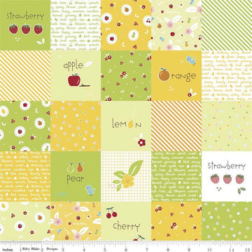 Sweet Orchard Main Designer Cloth in Green by Riley Blake