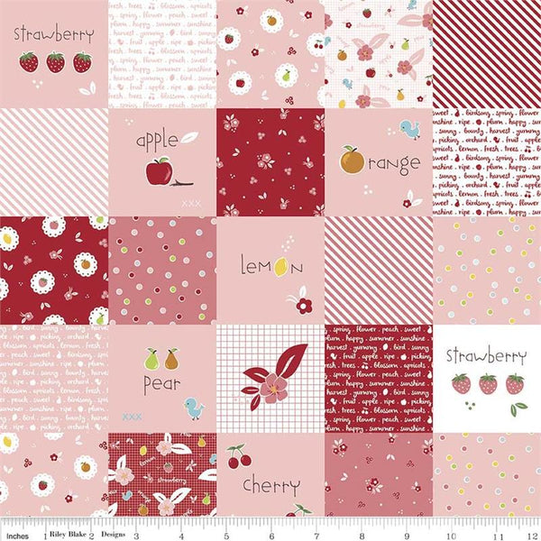 Sweet Orchard Main Designer Cloth in Pink by Riley Blake