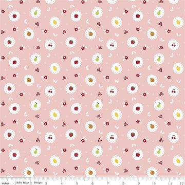 Sweet Orchard Scallop in Pink by Riley Blake