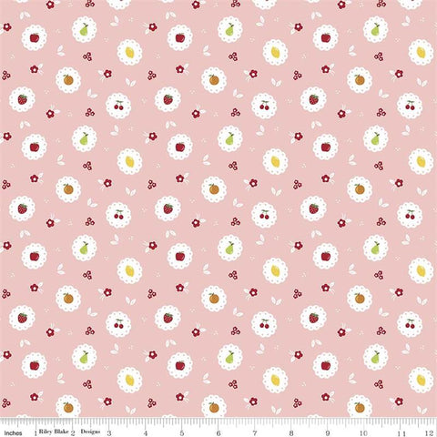 Sweet Orchard Scallop in Pink by Riley Blake