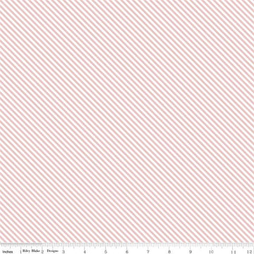 Sweet Orchard Stripe in Pink by Riley Blake