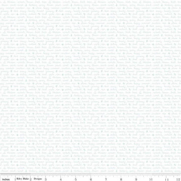 Sweet Orchard Text in White by Riley Blake