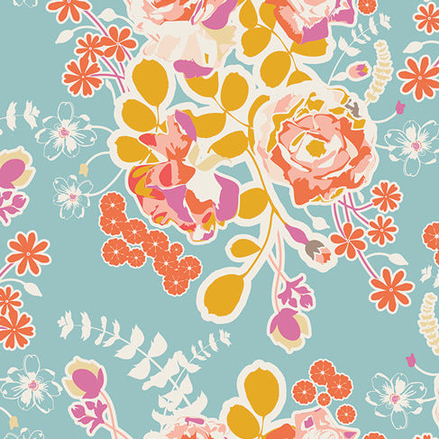 Sweet as Honey Orchard Blossom in Spring by Art Gallery Fabrics