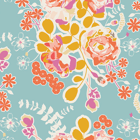 Sweet as Honey Orchard Blossom in Spring by Art Gallery Fabrics