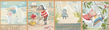 The Adventurers Investigate 12 inch Panel by Cori Dantini for Blend Fabrics