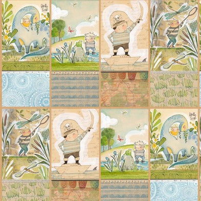 The Adventurers The Wonderers in Multi by Cori Dantini for Blend Fabrics