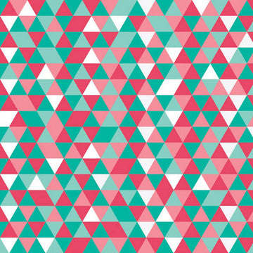 The Cottage Garden Triangles in Teal by Riley Blake Designs