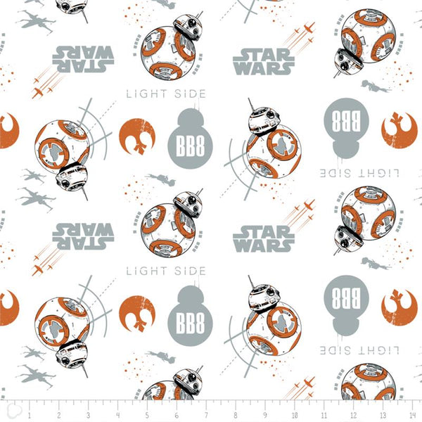 The Last Jedi Star Wars BB8 on White