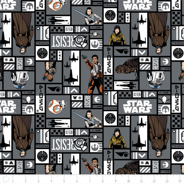 The Last Jedi Star Wars Resistance Heroes in grey
