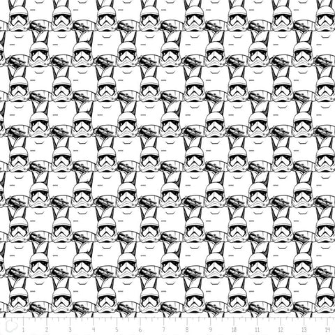 The Last Jedi Star Wars Stormtooper Crowd on white