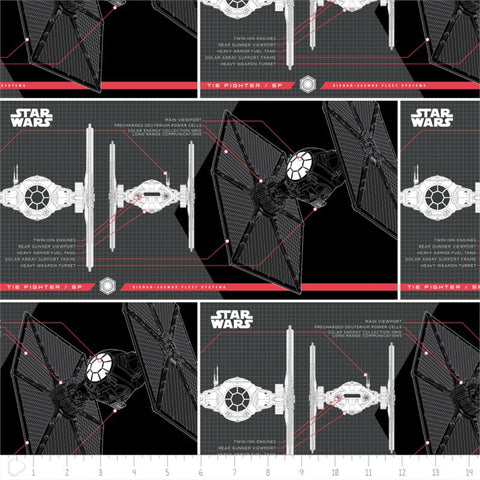 The Last Jedi TIE Fighter in Black