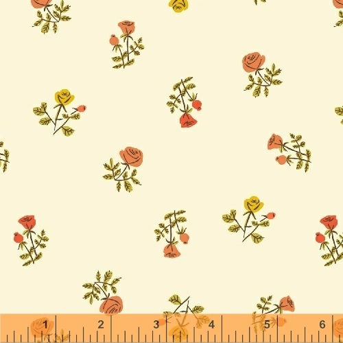 Tiger Lily Small Roses by Heather Ross for Windham Fabrics