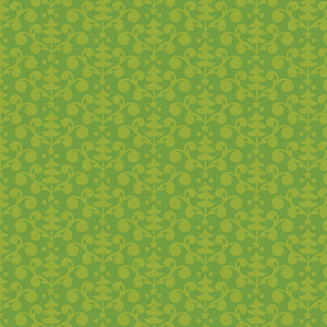 Tinsel Tree Damask in Green by Blend Fabrics