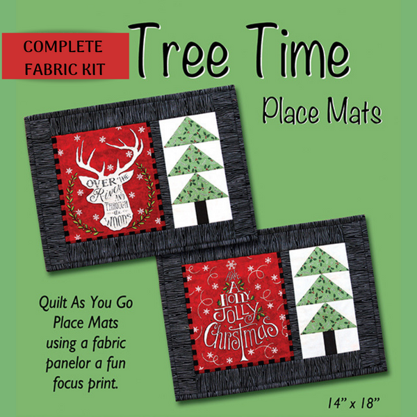 Hearthside Tree Time 4 Place Mats Kit