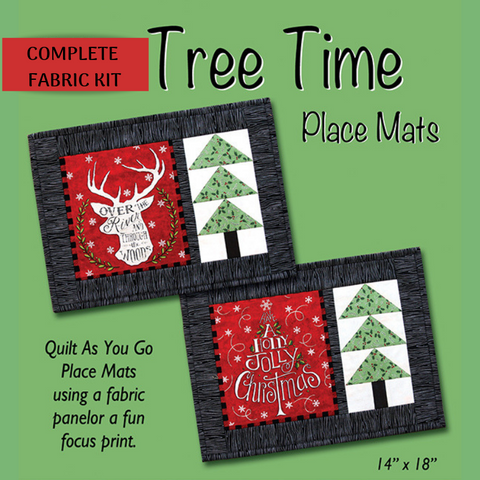 Hearthside Tree Time 4 Place Mats Kit