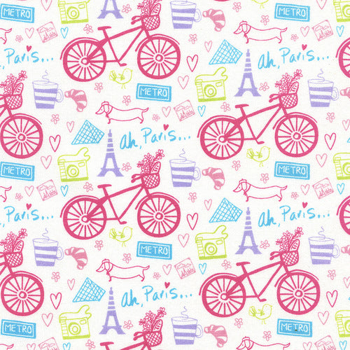 Trip to Paris Paris Motifs by Timeless Treasures