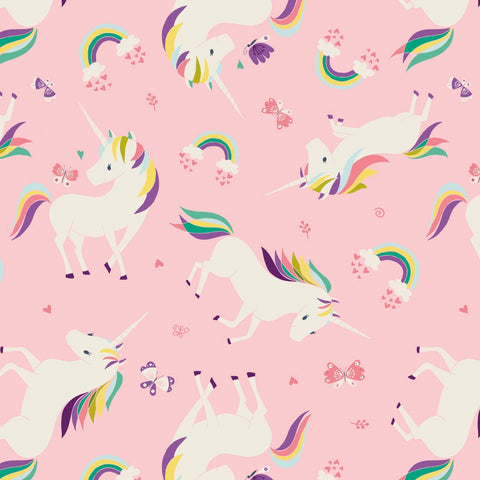 Unicorns & Rainbows Pink