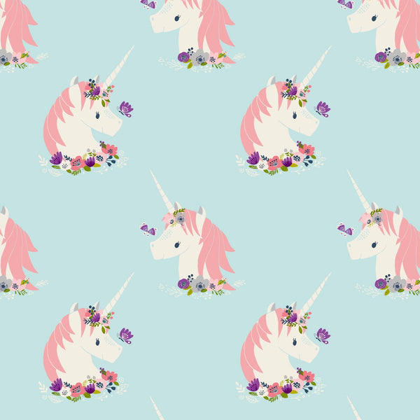 Unicorns aqua