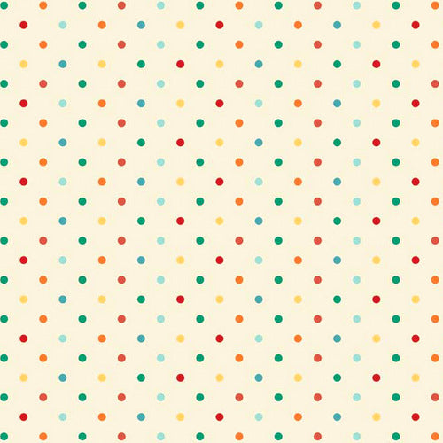 Unicorns and Rainbows Unicorn Dot in Multi by Riley Blake Designs