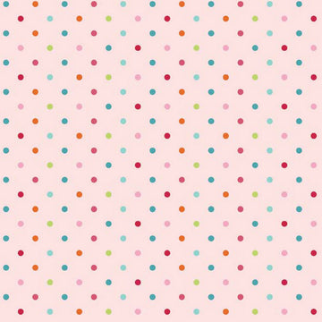 Unicorns and Rainbows Unicorn Dot in Pink by Riley Blake Designs
