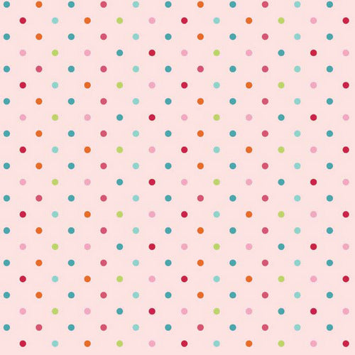 Unicorns and Rainbows Unicorn Dot in Pink by Riley Blake Designs