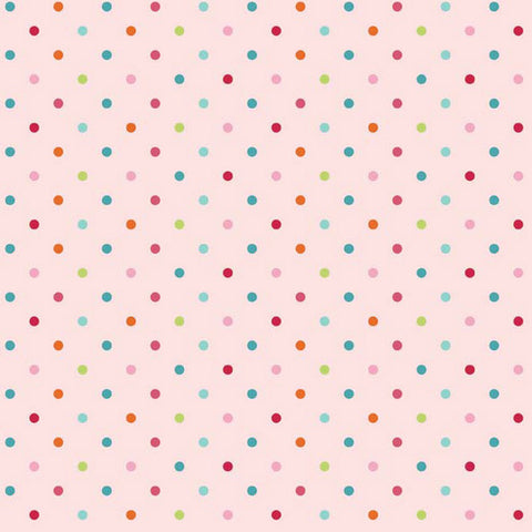 Unicorns and Rainbows Unicorn Dot in Pink by Riley Blake Designs