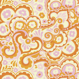 Up Parasol Cakewalk in Persimon by Heather Bailey for FreeSpirit Fabrics