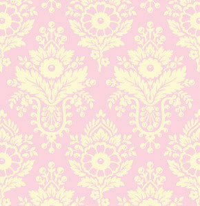 Up Parasol Lulu Damask in Pink by Heather Bailey for FreeSpirit