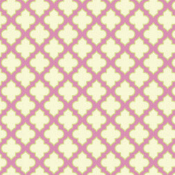 Up Parasol Trellis in Pink by Heather Bailey for FreeSpirit Fabrics
