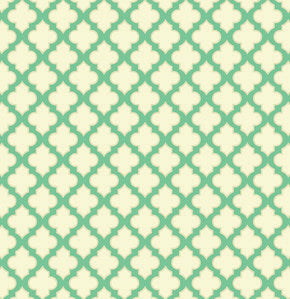 Up Parasol Trellis in Turquoise by Heather Bailey for FreeSpirit Fabrics