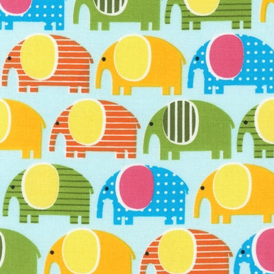 Urban Zoology Elephants in Spring by Ann Kelle for Robert Kaufman