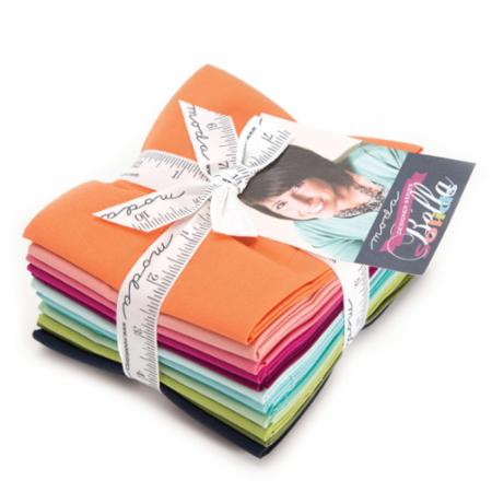 V & CO Designer Bella Solid Fat Quarter Bundle for Moda