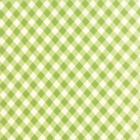 Vintage Picnic Check in Light Green by Bonnie & Camille for Moda Fabrics