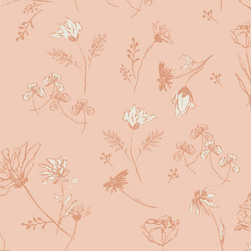 Velvet Hillside Gust in Peach by Amy Sinibaldi VLV-49654