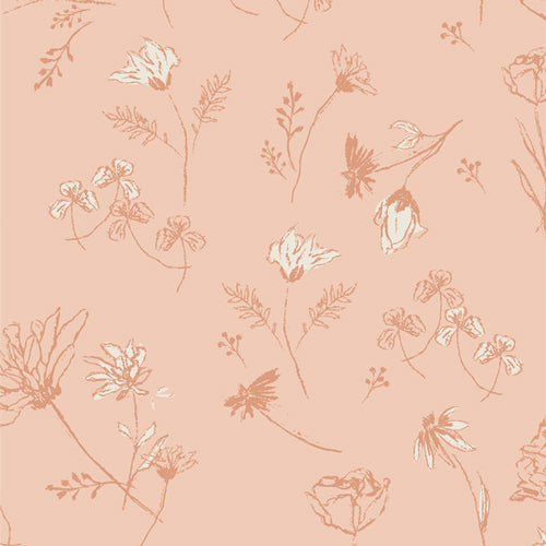 Velvet Hillside Gust in Peach by Amy Sinibaldi VLV-49654