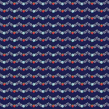 Vintage Market Vintage Vine in Navy by Tasha Noel for Riley Blake Designs