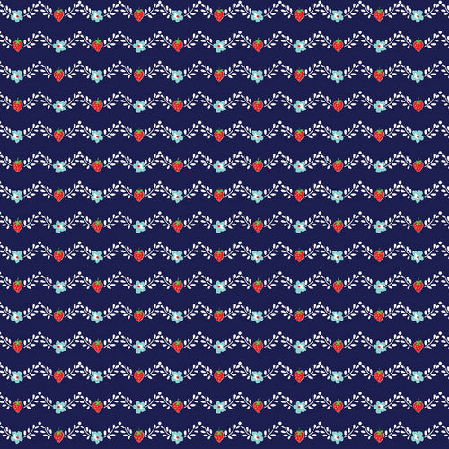 Vintage Market Vintage Vine in Navy by Tasha Noel for Riley Blake Designs