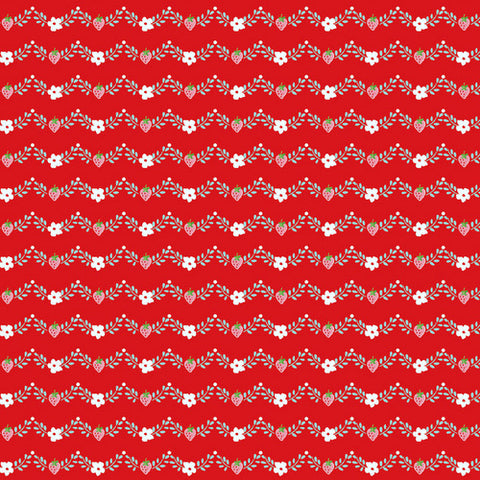 Vintage Market Vintage Vine in Red by Tasha Noel for Riley Blake Designs