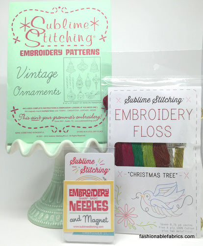 Vintage Ornaments Embroidery Kit by Sublime Stitching