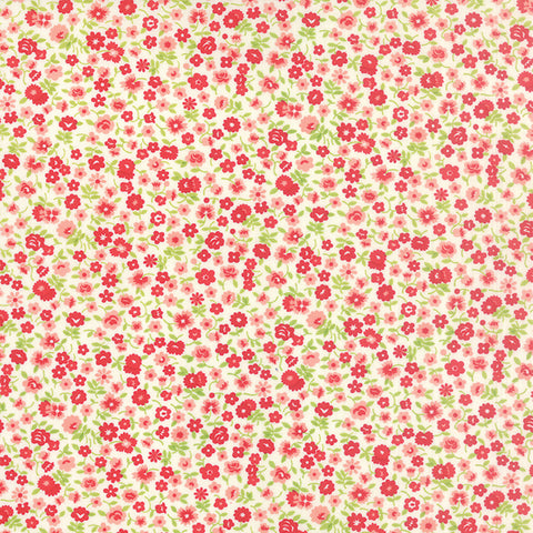 Vintage Picnic Wildflowers in Natural by Bonnie & Camille for Moda Fabrics