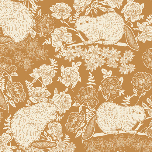Wild Forgotten Beaver and Bloom in Bramble by Bonnie Christine WFG-77606